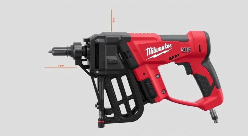Milwaukee M12 BPRT akumulatorski pištolj za pop nitne Milwaukee M12 BPRT akumulatorski pištolj za pop nitne