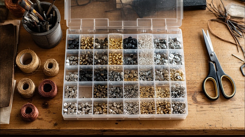 Set nitni na radnom stolu