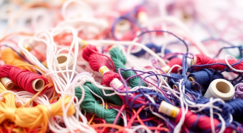 set 100 komada nitni za tekstil set 100 komada nitni za tekstil