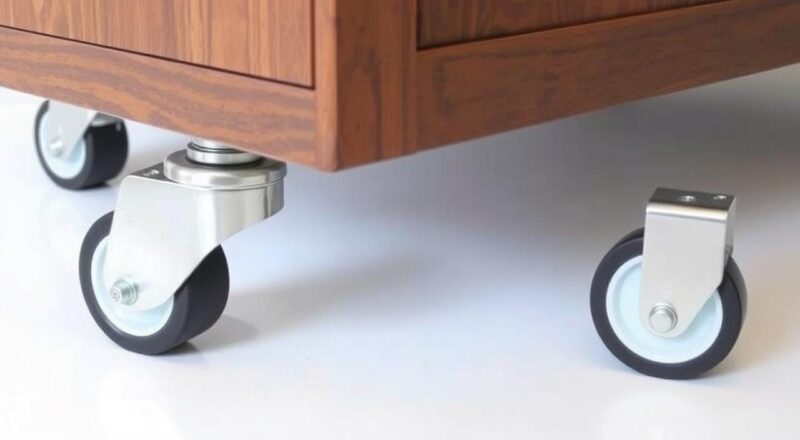 točkići sa pločicom za nameštaj točkići sa pločicom za nameštaj