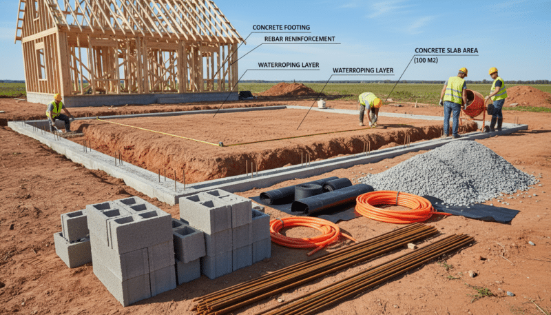 Komponente temelja kuće Komponente temelja kuće