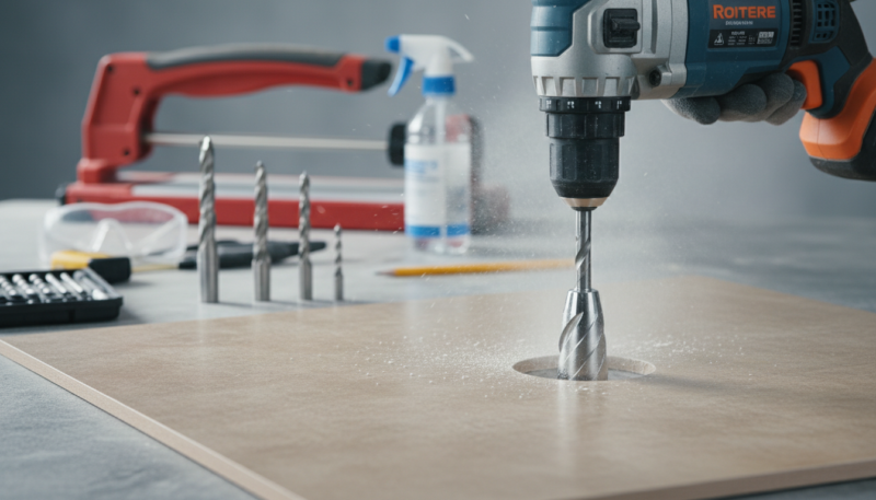 Najbolji alat za bušenje pločica bez pucanja: burgije i tehnika