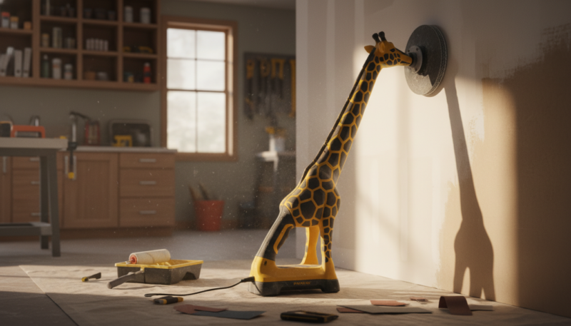 Najbolji alat za šmirglanje zidova: “žirafa” – šta kupiti i koji brusni papir