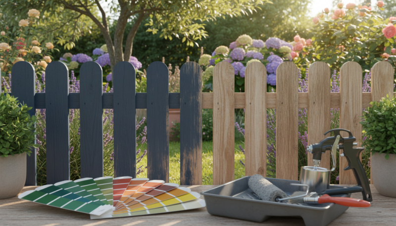 Odabir boje za drvenu ogradu Odabir boje za drvenu ogradu