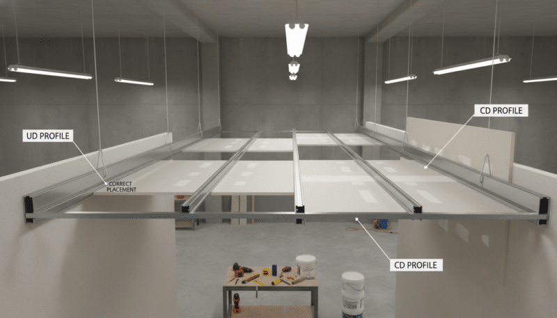 UD i CD profili za spušteni plafon UD i CD profili za spušteni plafon
