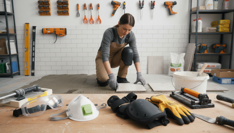 Zaštitna oprema za postavljanje pločica Zaštitna oprema za postavljanje pločica