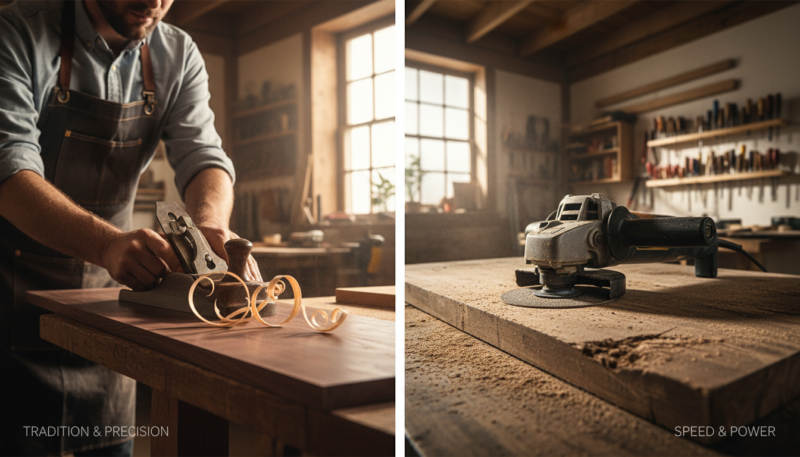 prednosti ručnih rendera u poređenju sa ugaonim brusilicama prednosti ručnih rendera u poređenju sa ugaonim brusilicama