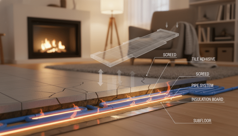 raspodela toplote kroz cevi podnog grejanja raspodela toplote kroz cevi podnog grejanja