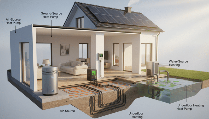 vrste toplotnih pumpi vrste toplotnih pumpi