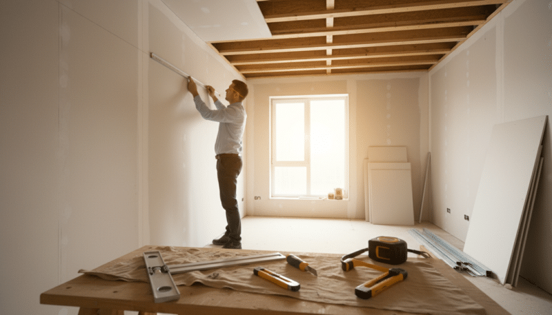 припрема простора за спуштање плафона припрема простора за спуштање плафона