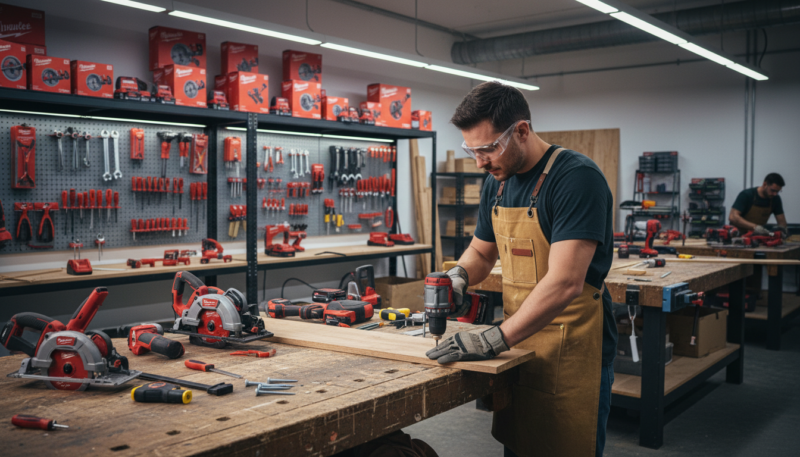 Upotreba Milwaukee alata u radionici Upotreba Milwaukee alata u radionici