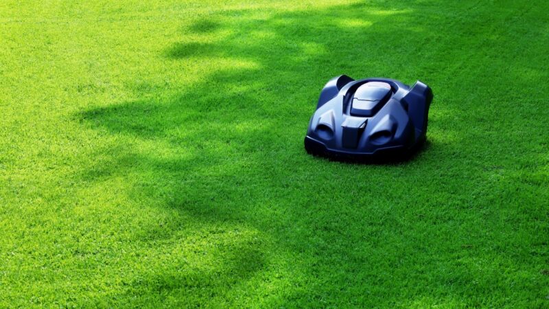 Robot kosilica samostalno kosi travu na ravnom i urednom travnjaku
