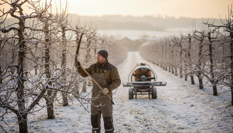 Zimsko prskanje voćnjaka Zimsko prskanje voćnjaka