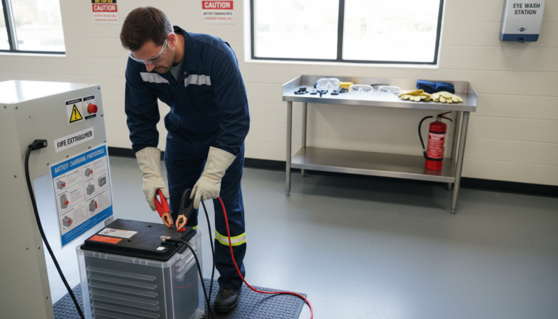 bezbednosne mere pri punjenju akumulatora bezbednosne mere pri punjenju akumulatora