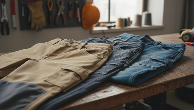 specifičnosti materijala i finiša radnih pantalona specifičnosti materijala i finiša radnih pantalona