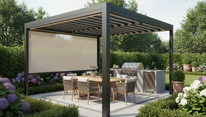 Dodatna oprema i moderni sistemi za pergolu Dodatna oprema i moderni sistemi za pergolu