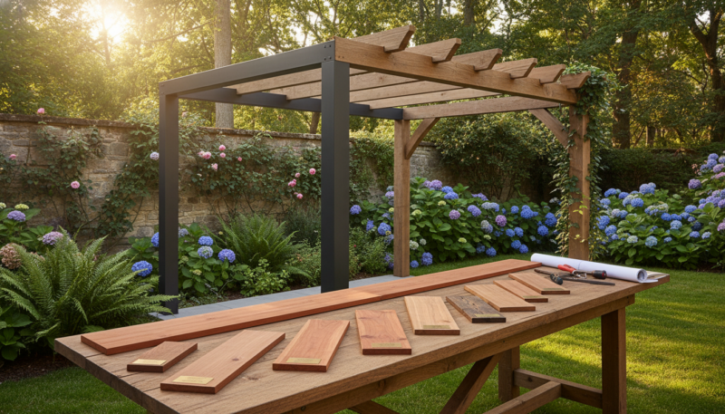 Izbor materijala za pergolu Izbor materijala za pergolu