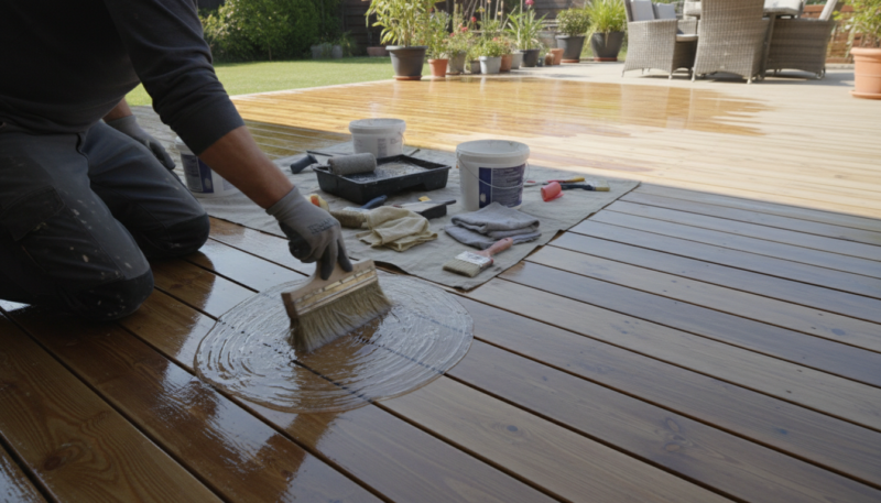 Prvi sloj hidroizolacije terase Prvi sloj hidroizolacije terase