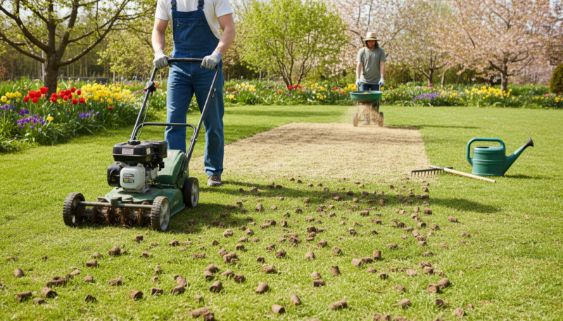aeracija i đubrenje travnjaka aeracija i đubrenje travnjaka