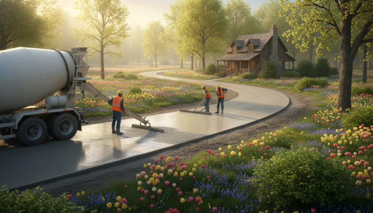 betoniranje puta vikendica