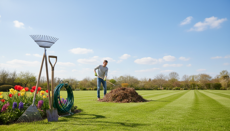 čišćenje dvorišta proleće alat