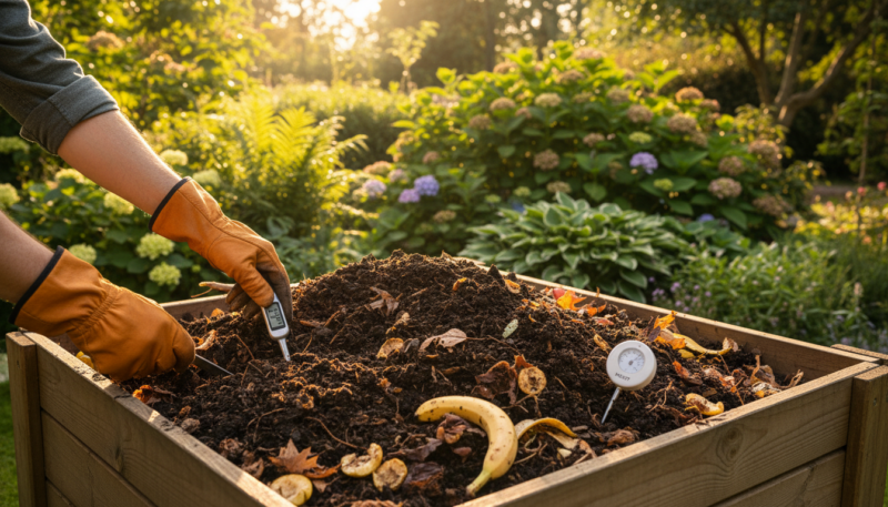 kontrola temperature i vlažnosti komposta kontrola temperature i vlažnosti komposta
