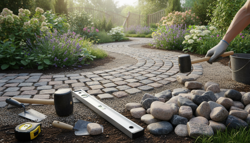 koraci postavljanja granitnih kocki koraci postavljanja granitnih kocki