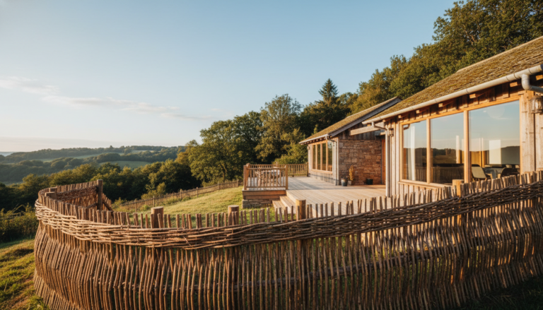 ograda od bambusa vikendica