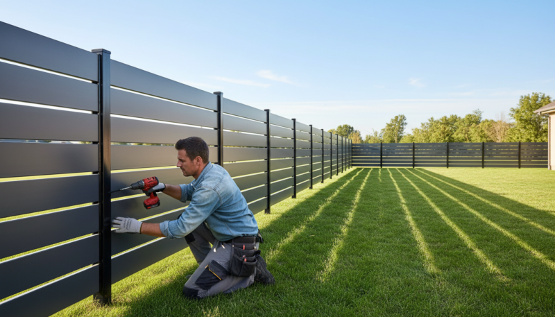 postavljanje panelne ograde postavljanje panelne ograde