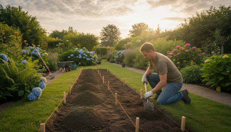 priprema zemljišta za živu ogradu priprema zemljišta za živu ogradu