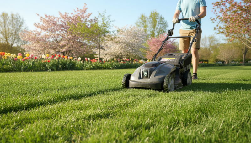 visina košenja trave proleće