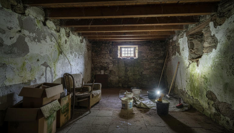 vlažan podrum vikendica sanacija