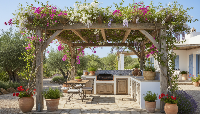 pergola za letnju kuhinju