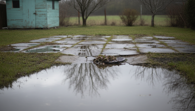 voda u dvoristu i problemi sa vlagom