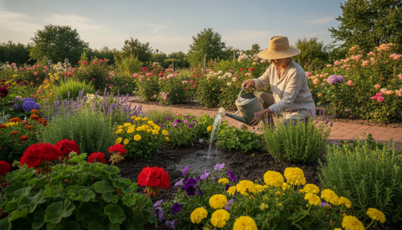 zalivanje bašte po vrućini